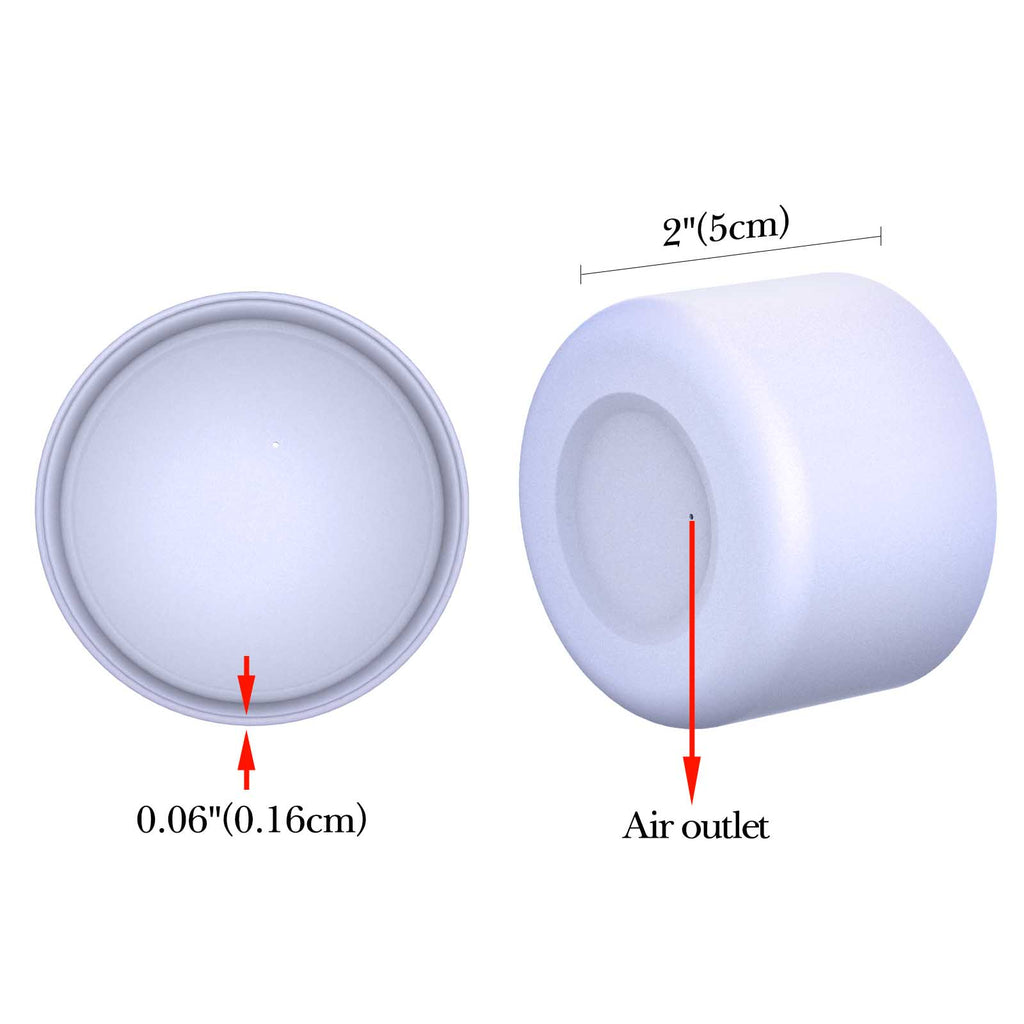 Linkidea 2 Pack Water Bottle Boot Compatible with Hydro Flask Wide Mouth 12oz/14oz/16oz/18oz/20oz, Silicone Bottle Bottom Sleeve Bumper Protector (Fog)