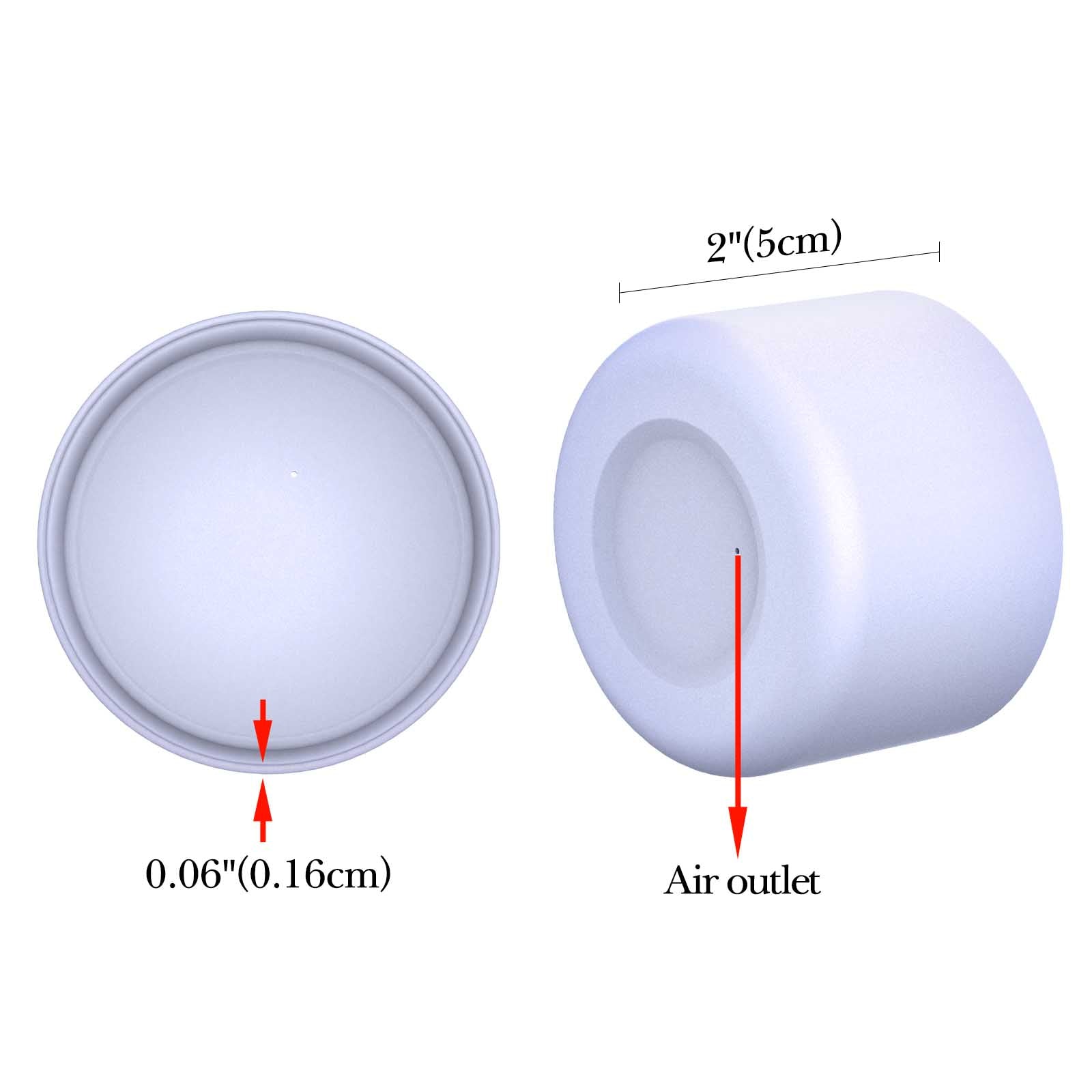 Linkidea 2 Pack Water Bottle Boot Compatible with Hydro Flask Wide Mouth 12oz/14oz/16oz/18oz/20oz, Silicone Bottle Bottom Sleeve Bumper Protector (Fog)