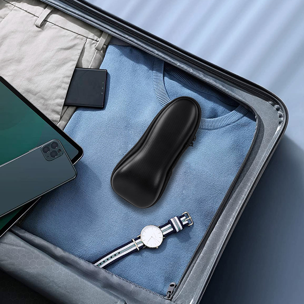 Linkidea Hard Shell Electric Shaver Storage Case for Travel & Daily Use, Protective Organizer Case Compatible with Philips Norelco Series 7, Compact Men's Shaver Bag (Black)