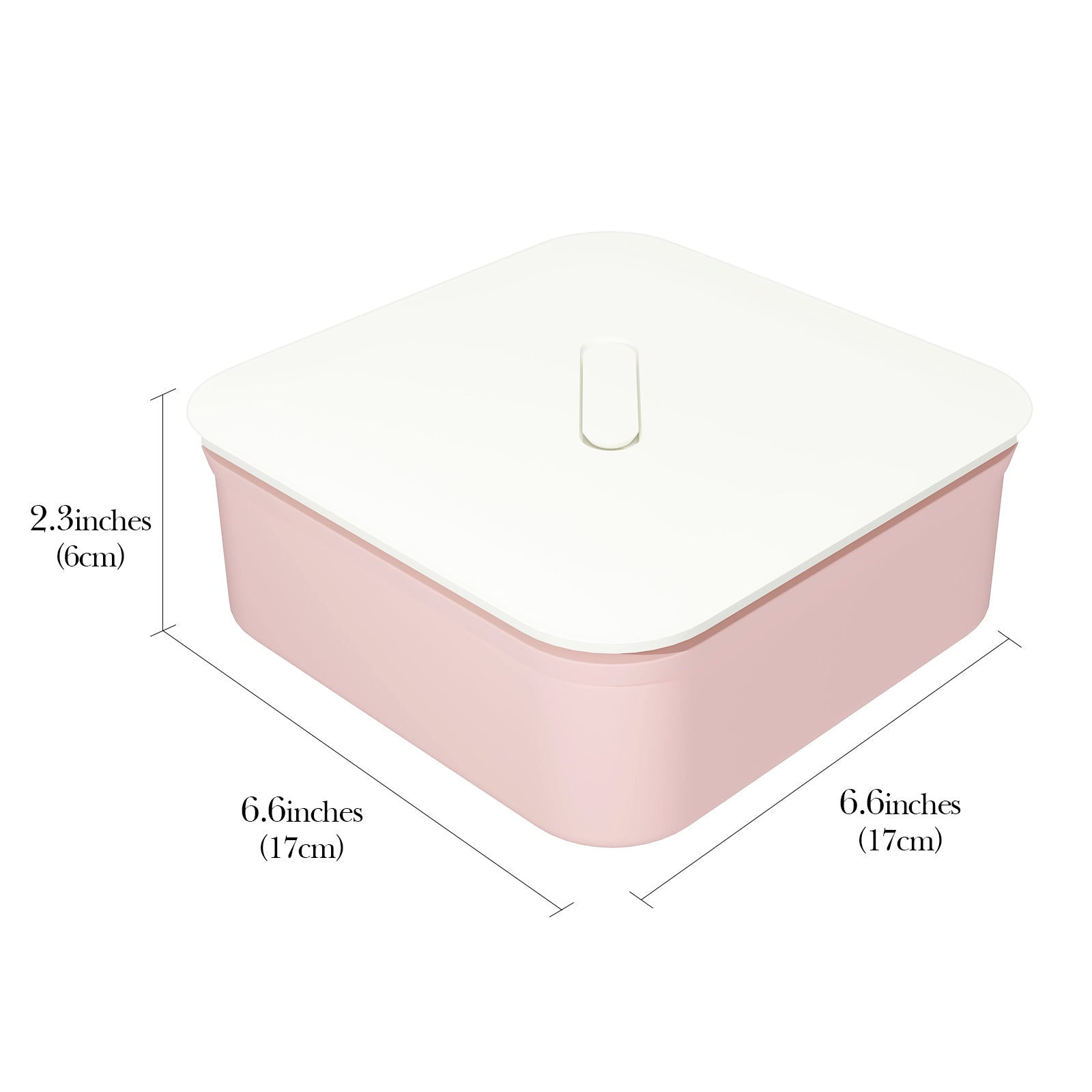 Linkidea Sandwich Lunchbox Container and Snack Box Container, Lunch Salad Lunch Containers for Adults, Sandwich Containers for Travel/Work/Outdoor (White)