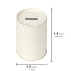 Linkidea Razor Blade Disposal Container, Metal Blade Bank, Used Razor Blade Holder for Safe Storage of Used Blades (White)