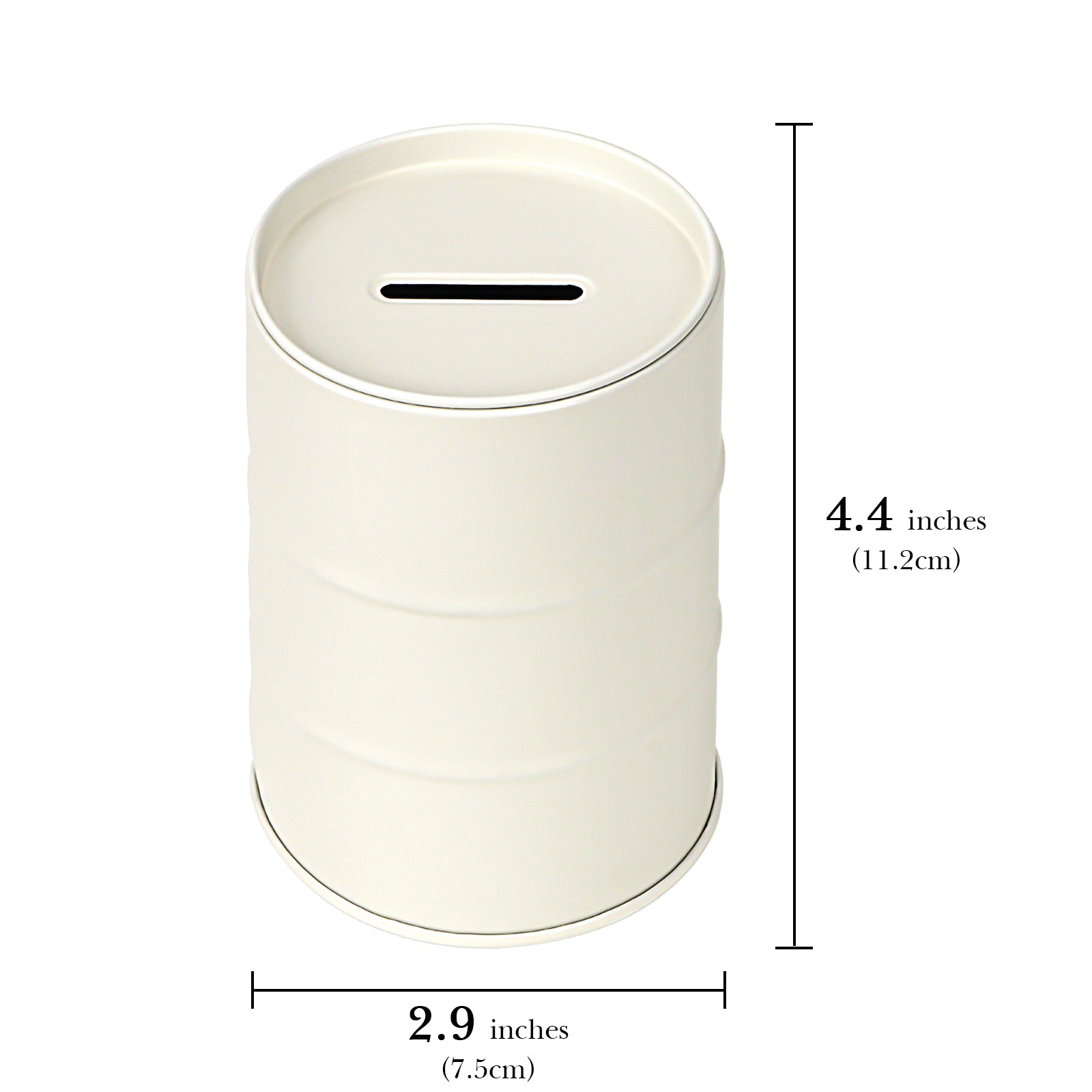 Linkidea Razor Blade Disposal Container, Metal Blade Bank, Used Razor Blade Holder for Safe Storage of Used Blades (White)