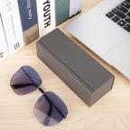 Extra Large Hard Shell Sunglasses Case, Oversized Sun Glasses Storage Organizer Compatible with DIOR Diorbay S1U Prada PR 59WS PR 63XS Gucci GG0595S GG0422S Prada PR 56YS (XXL/Grey)