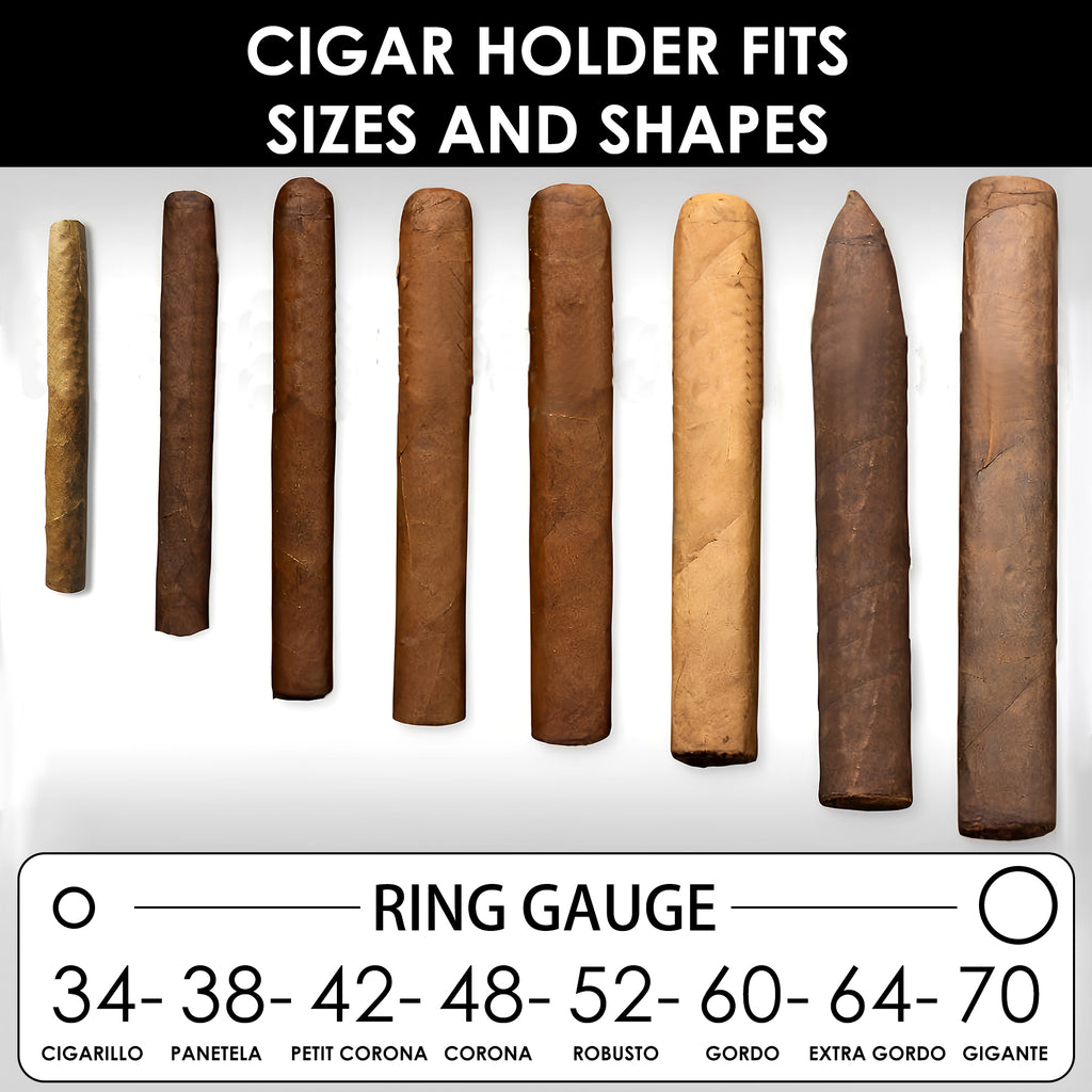 Linkidea Magnetic Cigar Holder Golf Cart Accessories, Cigar Gifts for Men, Cigar Holder Fits Golf Carts, Beach Chairs, Fishing Rods (Black)