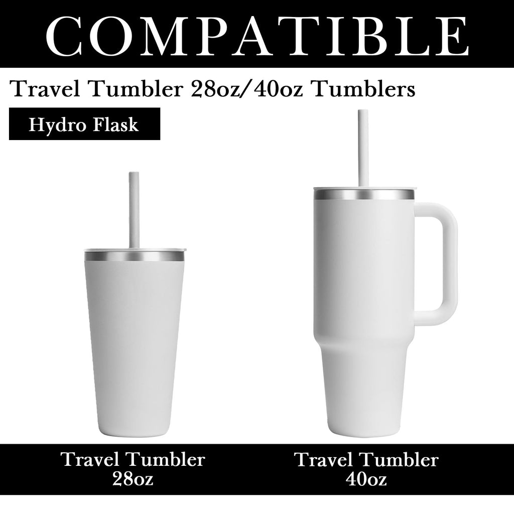 Linkidea Water Bottle Boot Compatible with Hydro Flask Travel Tumbler 28oz/40oz, Silicone Water Bottle Bottom Sleeve Cover Protector, Bottle Bumper (Clear / 2 Pack)