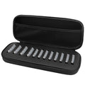 Linkidea 8-Blade Clipper Blade Case, Portable Barber Blade Organizer & Holder, Hard Shell Protective Storage Box Compatible with Wahl, Andis, Oster Professional Clipper Blades (Black)