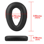 Linkidea Replacement Ear Pads for Sennheiser PXC 550/ PXC 550-II Wireless, MB660UC/ MB660MC Headphones Ear Cushions, Headset Earpads (Protein Leather / Black)