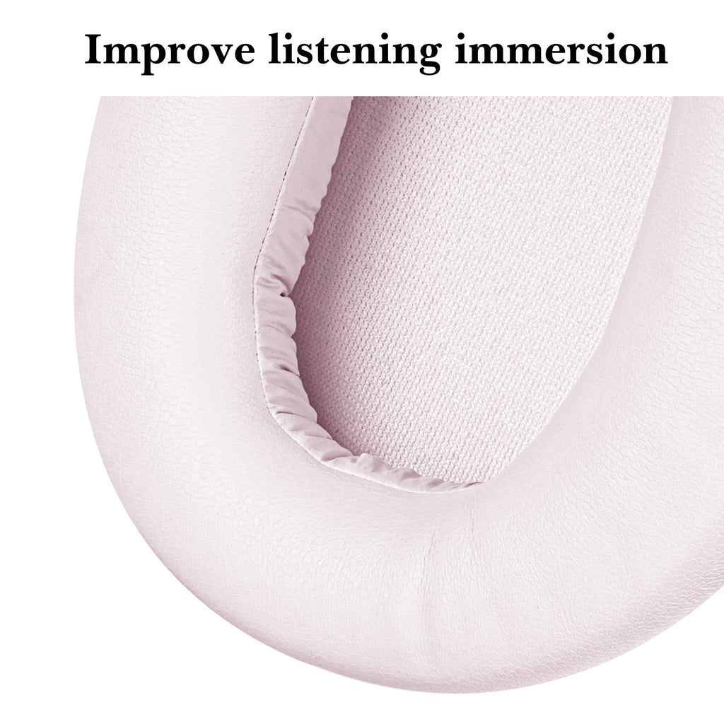 Linkidea Replacement Ear Pads Compatible with Sony WH-CH700N, WH-CH710N, WH-CH720N, WH-XB900N, WH-RF400 Headphones Ear Cushions (Pink)
