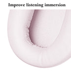 Linkidea Replacement Ear Pads Compatible with Sony WH-CH700N, WH-CH710N, WH-CH720N, WH-XB900N, WH-RF400 Headphones Ear Cushions (Pink)