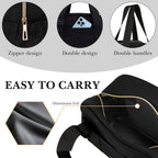 Linkidea Carrying Bag for Electric Heated Lunch Box, Compatible with Crock Pot 28oz, DUPASU 60.8oz, Aotto 32oz, LUNCHEAZE 0.9L, Cordless 1.2L, 1.6L Electric Heated Lunch Box (Black)