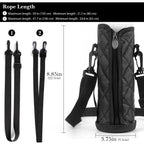 Linkidea Water Bottle Carrier with Strap Compatible with Owala FreeSip 24oz, Stanley Quick Flip Go 24oz, YETI Rambler Bottle 18oz, Waterbottle Sling Bag Holder, Long Shoulder Strap (59'')