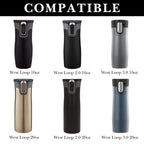 Linkidea 6 Pack Water Bottle Bottom Pad Compatible with Contigo West Loop 1.0/2.0/3.0 16oz/20oz, Silicone Anti-Slip Waterbottle Base Silencer Protector