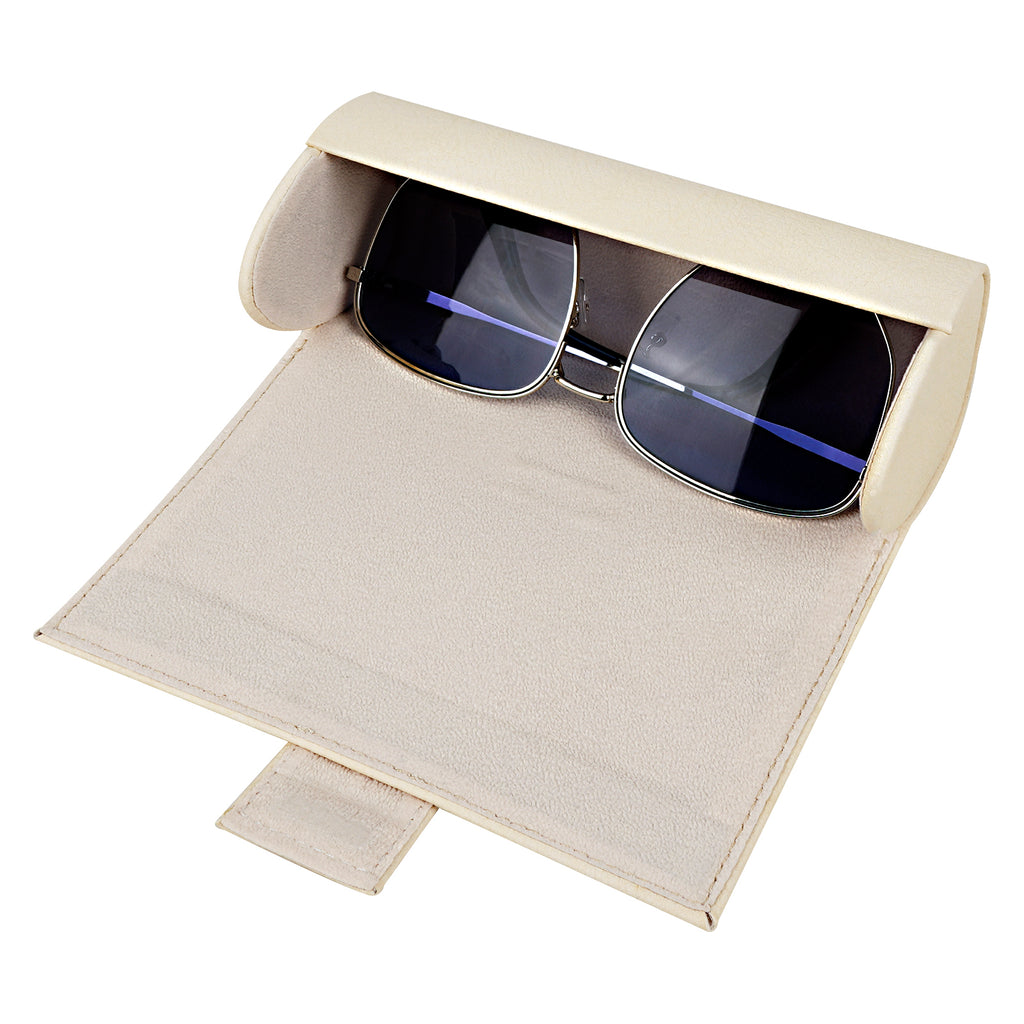 Extra Large Hard Shell Sunglasses Case, Oversized Sun Glasses Storage Organizer Compatible with DIOR Diorbay S1U Prada PR 59WS PR 63XS Versace VE2251 VE2252 VE2150Q VE2233 (XXL / White)