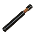 Linkidea Aluminum Alloy Cigar Holder Case, Men's Cigar Tube Airtight Single Tube for 50-62 Ring, Cigar Tubes with Caps (Black)