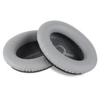 Linkidea Ear Pads for Bose QC45, QC35, QC35 II Gaming, QC15, QC25, AE 2/2i/2w, SoundTrue, SoundLink Around-Ear Headphones, Replacement Ear Cushions( Protein Leather / Grey )