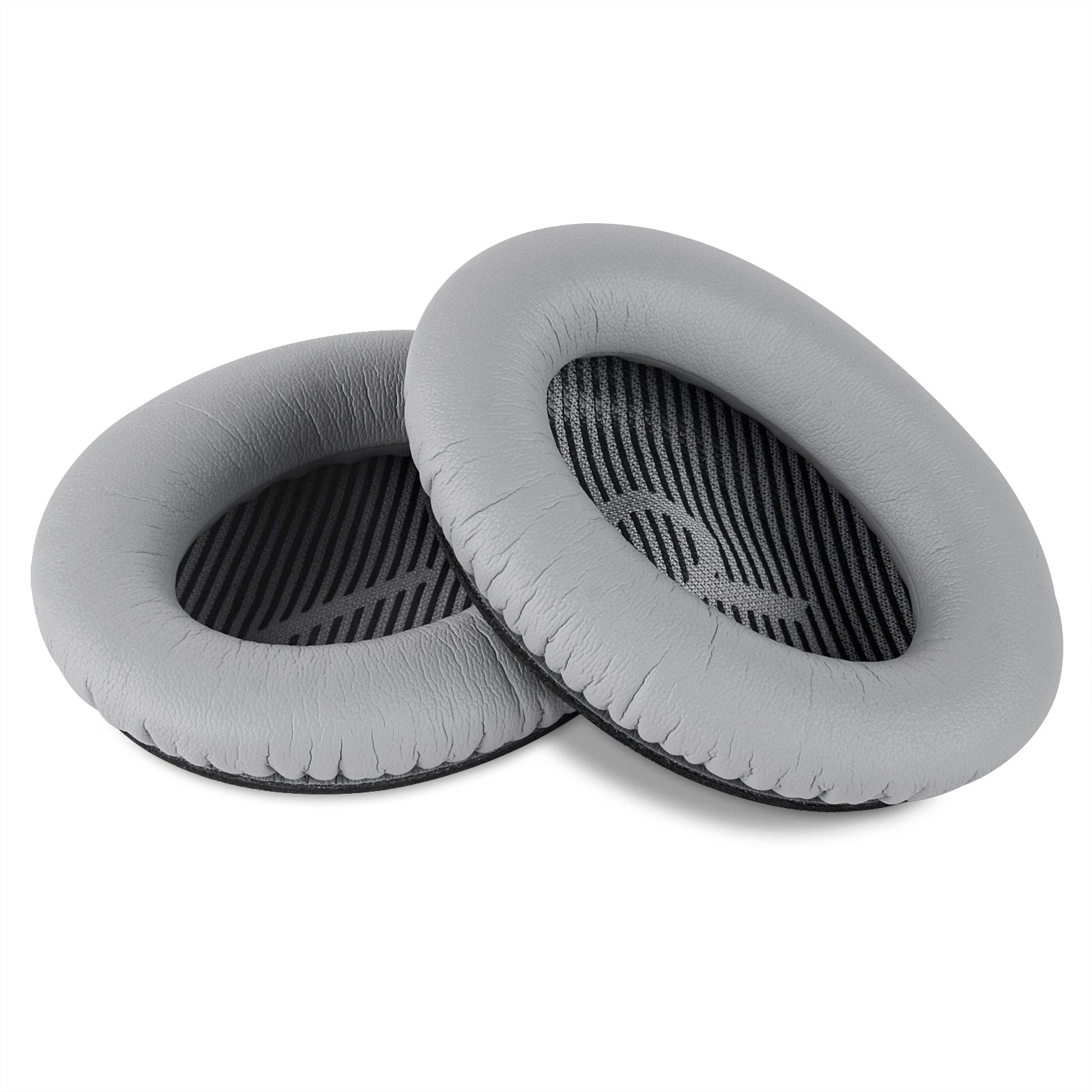 Linkidea Ear Pads for Bose QC45, QC35, QC35 II Gaming, QC15, QC25, AE 2/2i/2w, SoundTrue, SoundLink Around-Ear Headphones, Replacement Ear Cushions( Protein Leather / Grey )