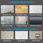 Linkidea Hair Dryer Holder Wall Mount, Self-Adhesive Bathroom Blow Hair Dryer Holder Organizer Compatible with Dyson and Most Hair Dryers