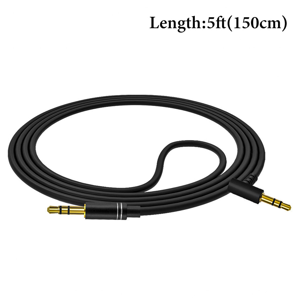Linkidea Audio Cable 2 Pack Replacement Audio Cable for Skullcandy Hesh 3/2, Crusher Evo/ANC/ANC 2, Riff 2 Headphones, 3.5mm TRS Replacement Aux Cord (5 ft / 1.5 m)