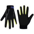 Linkidea Kids Winter Running Gloves, Adjustable Compression Gloves with Anti-Slip Grip Fits Kids Youth, Breathable Soccer Accessories Compatible Touchscreen (Green, M)