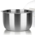 Linkidea Rice Cooker Stainless Steel Inner Pot Compatible with Zojirushi NL-AAC10,NS-TSC10, NS-WPC-10,NS-WAC10, NS-WAH10C, NS-TPC10XT, Dishwasher Safe, No Coating Replacement Bowl