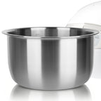 Linkidea Rice Cooker Stainless Steel Inner Pot Compatible with Zojirushi NL-AAC10,NS-TSC10, NS-WPC-10,NS-WAC10, NS-WAH10C, NS-TPC10XT, Dishwasher Safe, No Coating Replacement Bowl