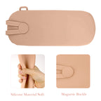 Extra Large Sunglasses Pouch Case, Silicone Oversized Sun Glasses Organizer Soft Bag Compatible with Gucci GG0595S GG0875S GG0351S GG1087S Versace VE4395 (XXL, Brown)