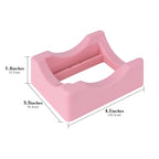 Linkidea Silicone Wine Rack, Versatile Beverage Stand, Anti-Slip Countertop Holder for Single Bottle, Compatible with Wine & Champagne, Display for Bar, Kitchen (Blue & Pink)