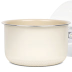 Linkidea Rice Cooker Ceramic Glaze Inner Pot Compatible with Tiger JBV-A10U, JBV-10CU, Non-Stick Replacement Insert Bowl