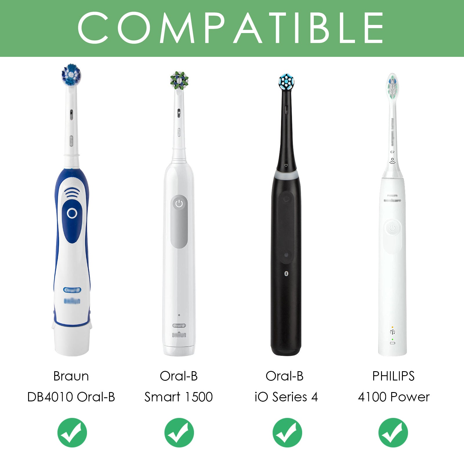 Linkidea 2 Pack Wall Mounted Electric Toothbrush Holder for Bathroom, Shower, Stainless Steel Power Toothbrush Hanger, Self Adhesive Wallmounted Tooth Brush Organizer (Sliver)