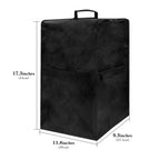 Linkidea Blender Dust Cover, Portable Blender Cover with Hand Strap, Insulated Blender Cover with Compartment Fits Home Kitchen Use, Compatible with Ninja BL660, BN701, BL770AMZ (Black)