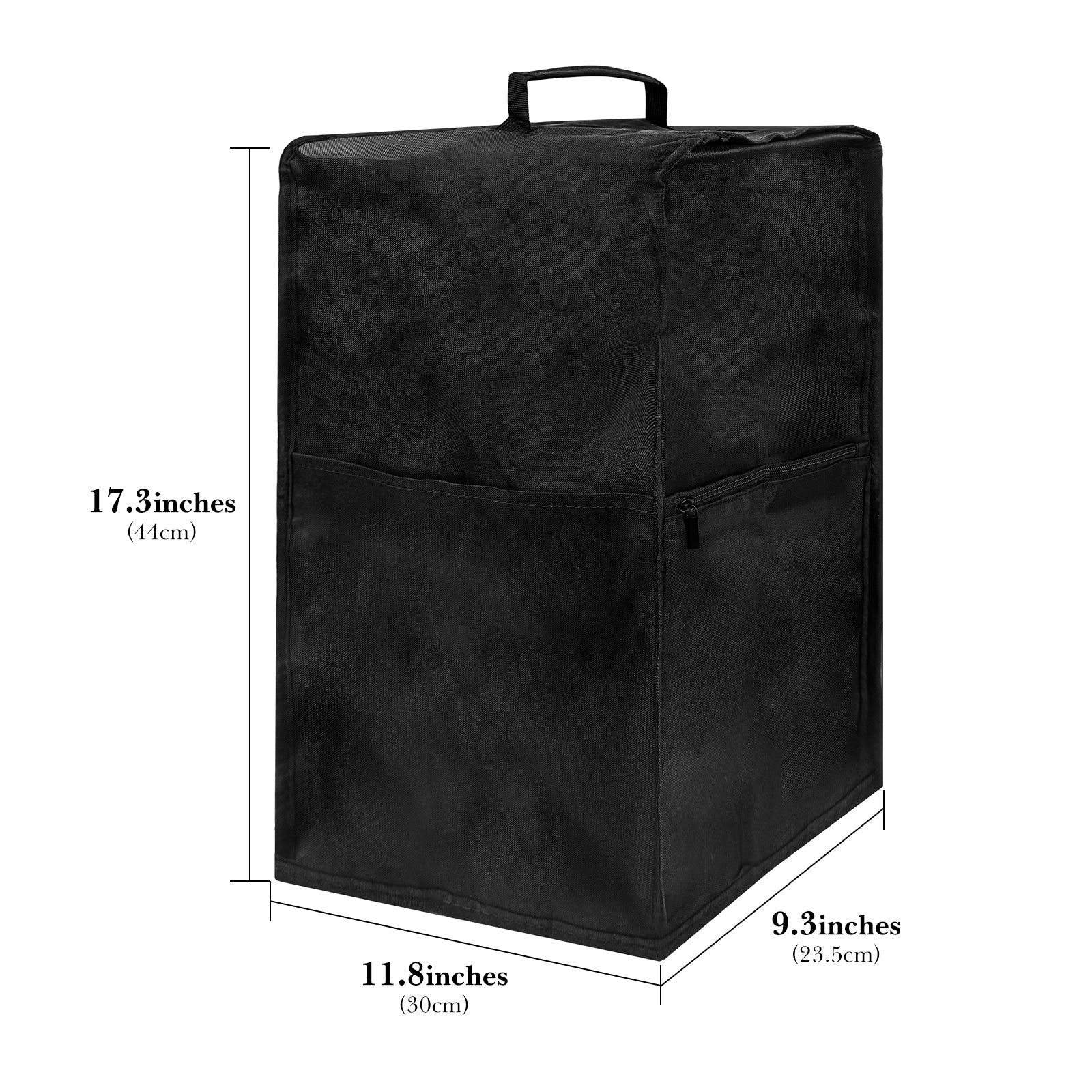 Linkidea Blender Dust Cover, Portable Blender Cover with Hand Strap, Insulated Blender Cover with Compartment Fits Home Kitchen Use, Compatible with Ninja BL660, BN701, BL770AMZ (Black)