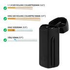Linkidea Waterproof Plastic Cigarette Box & Holder for Adults, Portable Smoking Accessories, Compatible with 85-100 mm (Black)