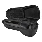 Linkidea Hard Shell Electric Shaver Storage Case for Travel & Daily Use, Protective Organizer Case Compatible with Philips Norelco Series 7, Compact Men's Shaver Bag (Black)