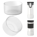 Linkidea 2 Pack Water Bottle Boot Compatible with Contigo West Loop 2.0 16oz/20oz/24oz, Huron 2.0 16oz/20oz, Silicone Anti-Slip Bottle Bottom Bumper Protector (Clear White)