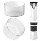 Linkidea 2 Pack Water Bottle Boot Compatible with Contigo West Loop 2.0 16oz/20oz/24oz, Huron 2.0 16oz/20oz, Silicone Anti-Slip Bottle Bottom Bumper Protector (Clear White)