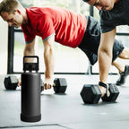 Linkidea 2 Pack Water Bottle Boot Compatible with YETI Rambler Bottle 26oz, Yonder 34oz, Silicone Anti-Slip Bottle Bottom Sleeve Bumper Protector (Black)