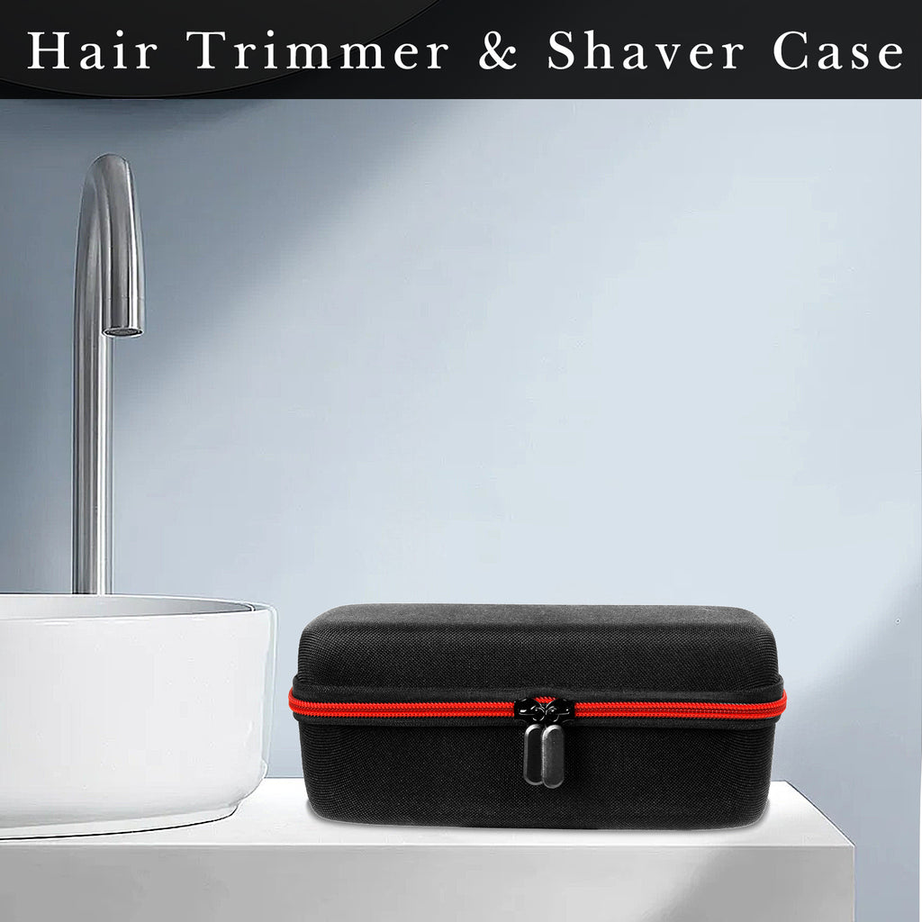 Linkidea Women's Hard Shell Travel Case for Electric Body Hair Trimmer & Shaver, Portable Grooming Pouch Compatible with Philips Bodygroom 5000/6000/7000, Groomer 3000 (Black)