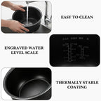 Linkidea Rice Cooker Aluminum Alloy Inner Pot Compatible with TOSHIBA RC-TRCS01, RC-10DRUNA(W), Nonstick Replacement Bowl