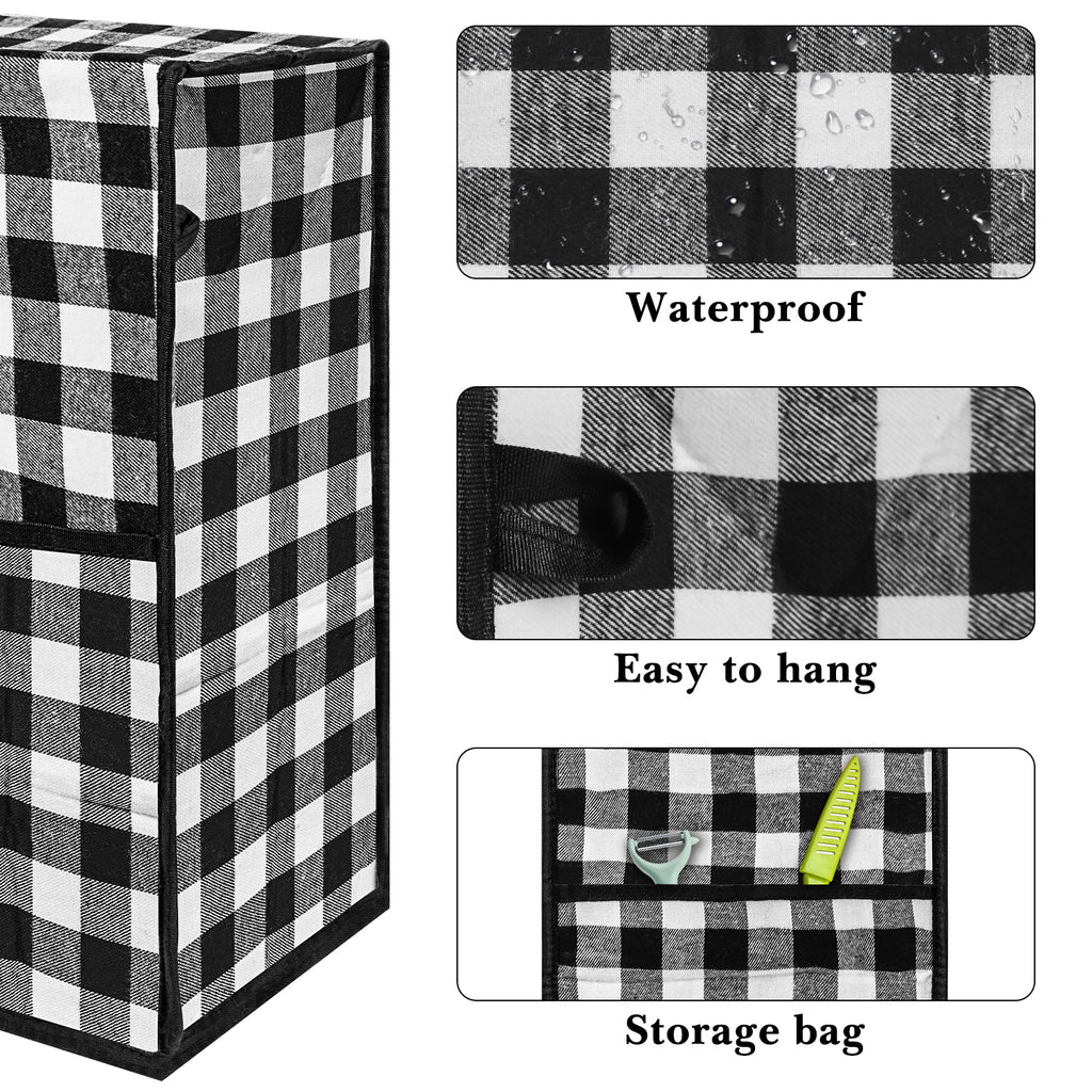 Linkidea Blender Cover, Dustproof Blender Cover for Home, Kitchen Use, Insulated Blender Cover with Compartment, Exact Size Compatible with Hamilton Beach 54221