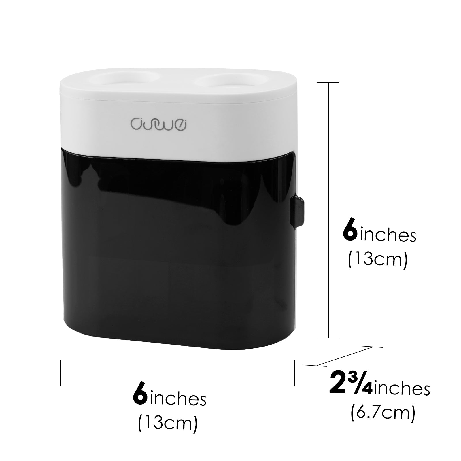 Linkidea Toothbrush Holder with 2 Toothpaste Squeezers, 4 Slot Tooth Brush Hanger, Wall Mount Toothpaste Dispenser for Shower Bathroom, Compatible with Oral-B CrossAction, Colgate Extra Clean