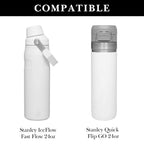 Linkidea 6 Pack Water Bottle Bottom Pad Compatible with Stanley Quick Flip GO 24oz, IceFlow Fast Flow 24oz, Silicone Waterbottle Bottom Silencer, Protective Anti-Slip Rubber Bottom Protector