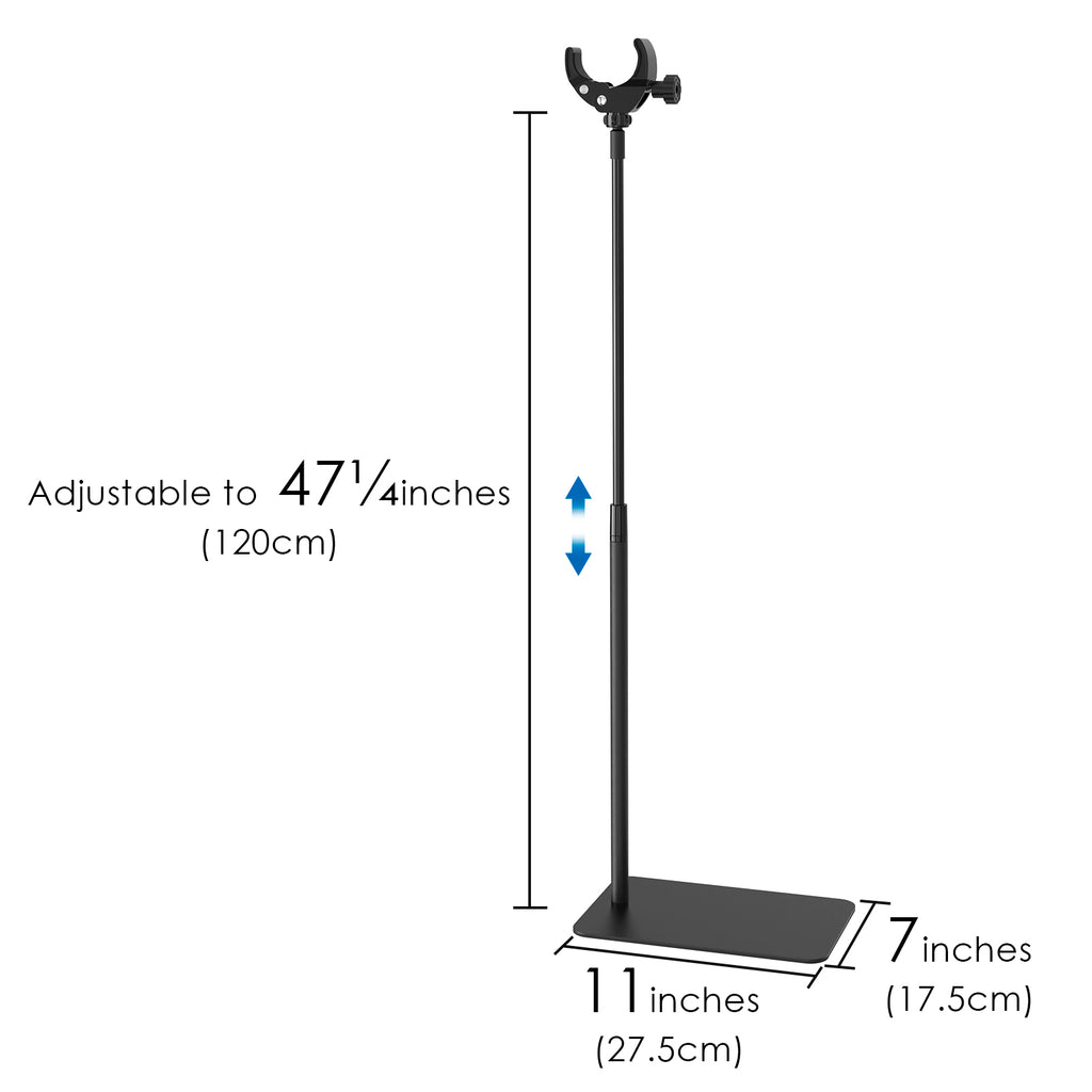 Linkidea Lazy Hair Dryer Stand, 360 Degree Rotating Blow Dryer Holder Hands-Free, Adjustable Height Hair Dryer Rack with Heavy Base for Home Salon