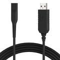 Linkidea 12V Shaver Charger Cable, Replacement USB Power Cord for Electric Razor, Fast Speed USB Charging